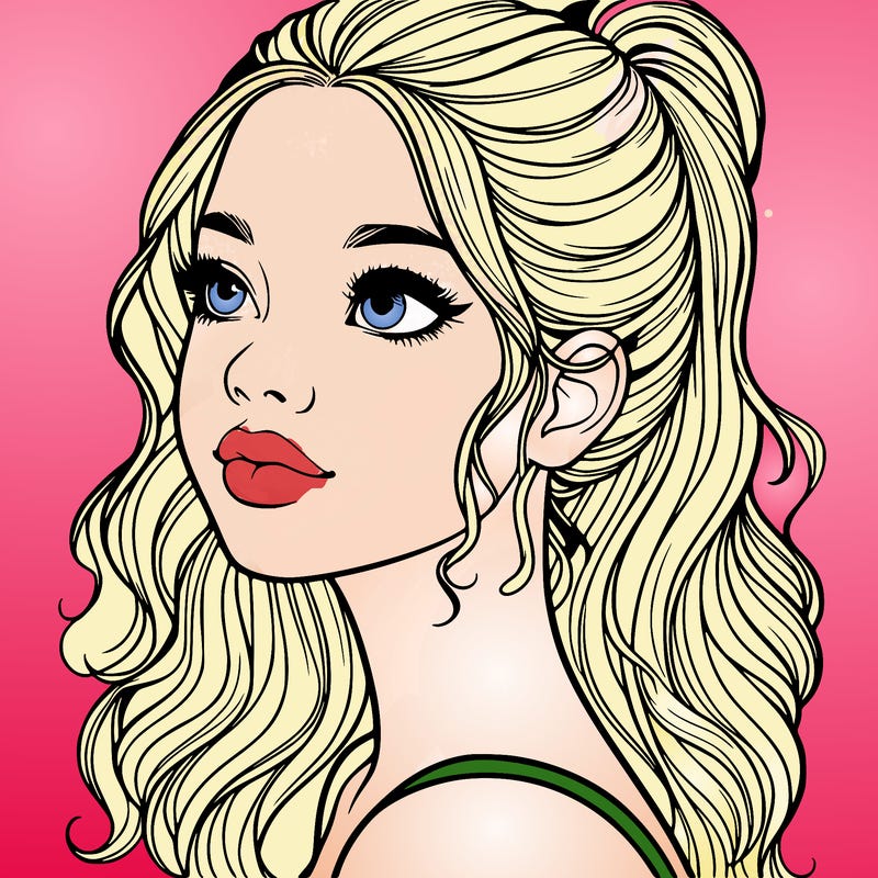 beautiful realistic girl