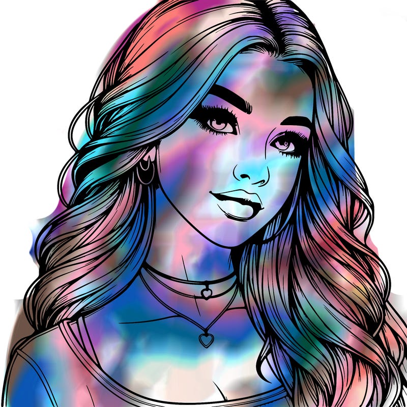 detailed realistic girl