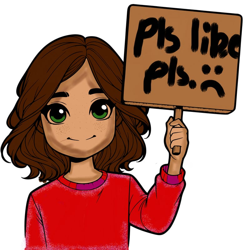 realistic girl holding up a sign