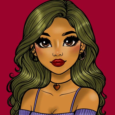 realistic pretty girl