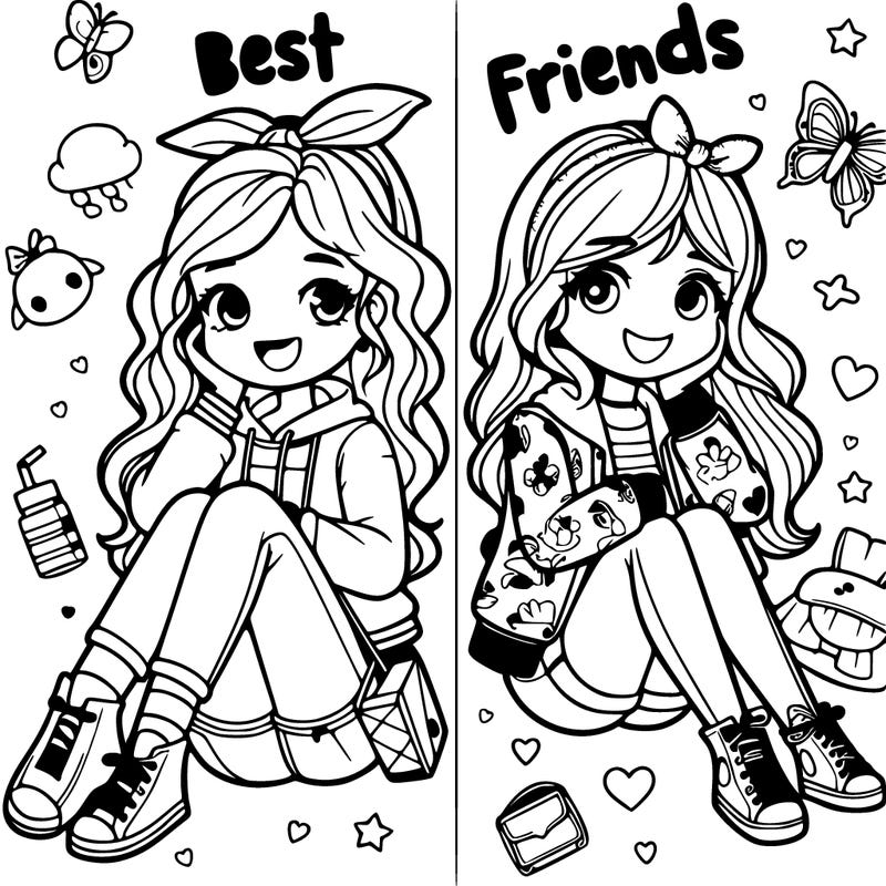 best friends girls