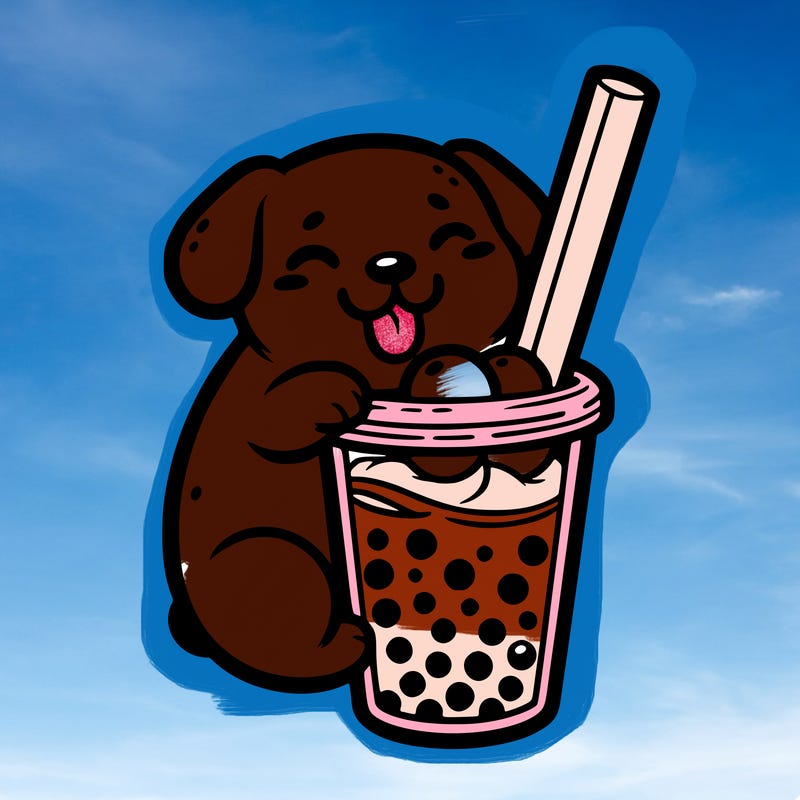 boba dog drink