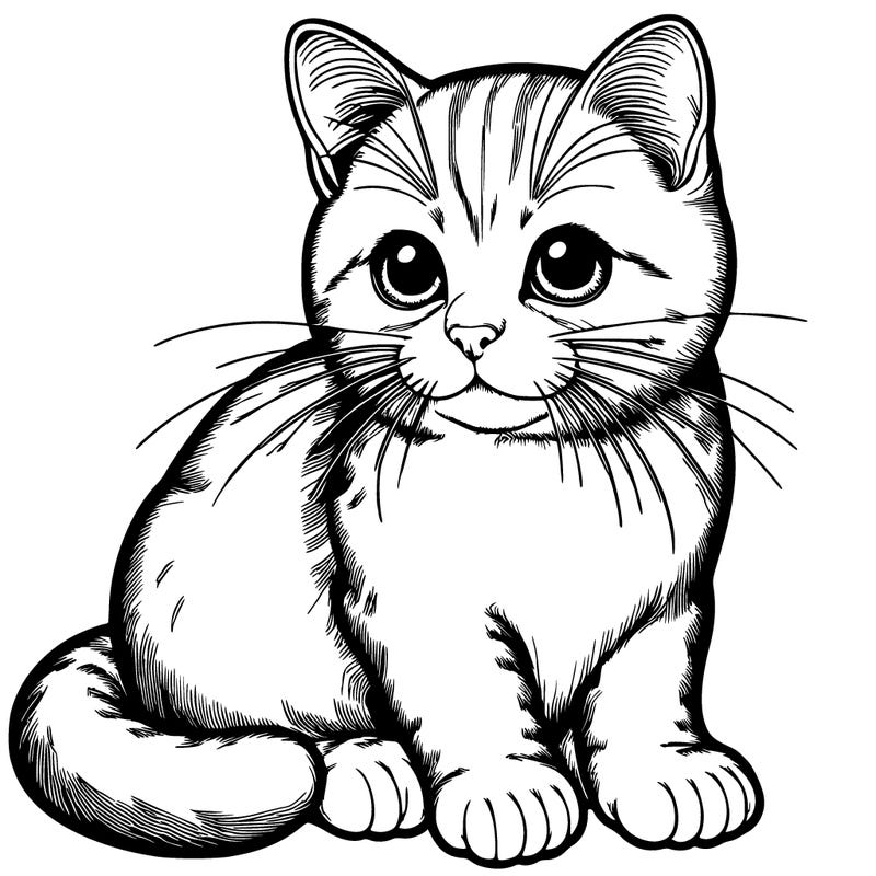 realistic cat