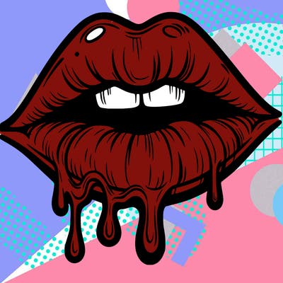 lips that look realistic and drip