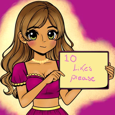 realistic pretty girl holding blank sign