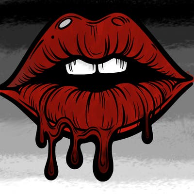 lips that look realistic and drip