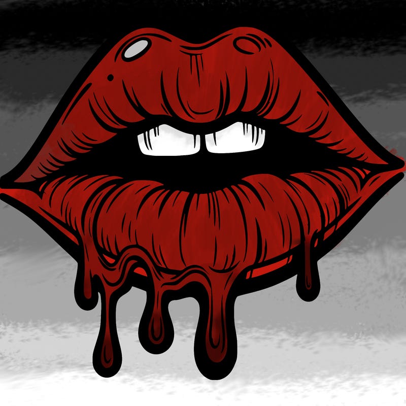 lips that look realistic and drip