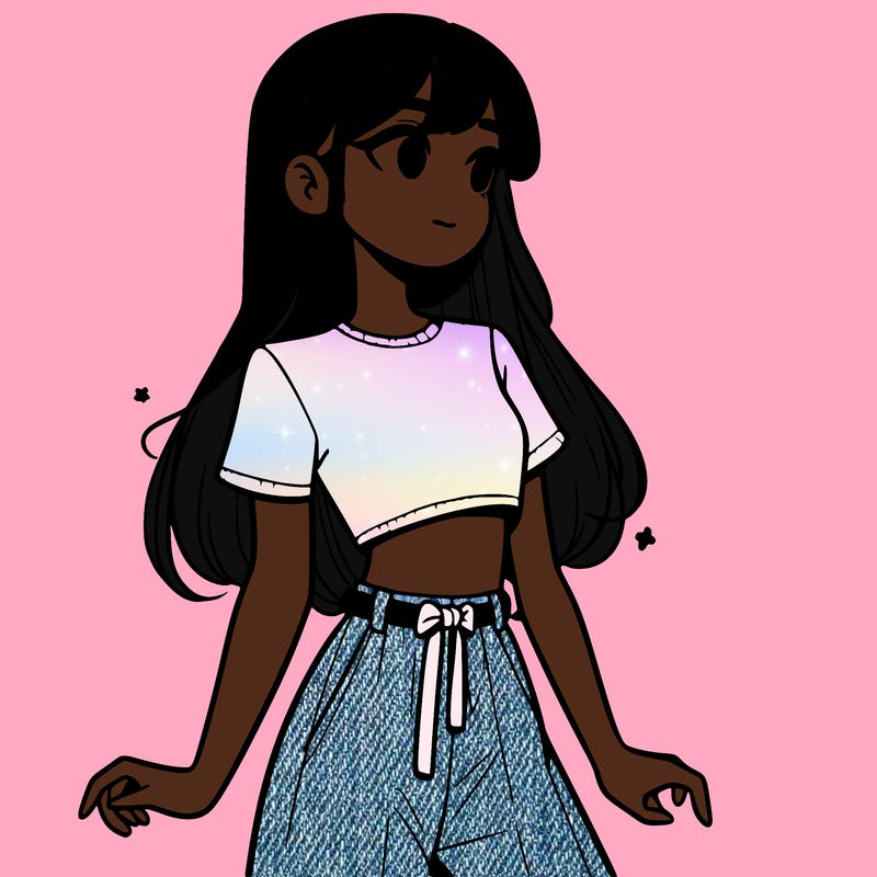 girl in a cute crop top