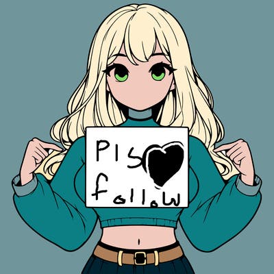 girl holding a blank sign in a long sleeve crop top