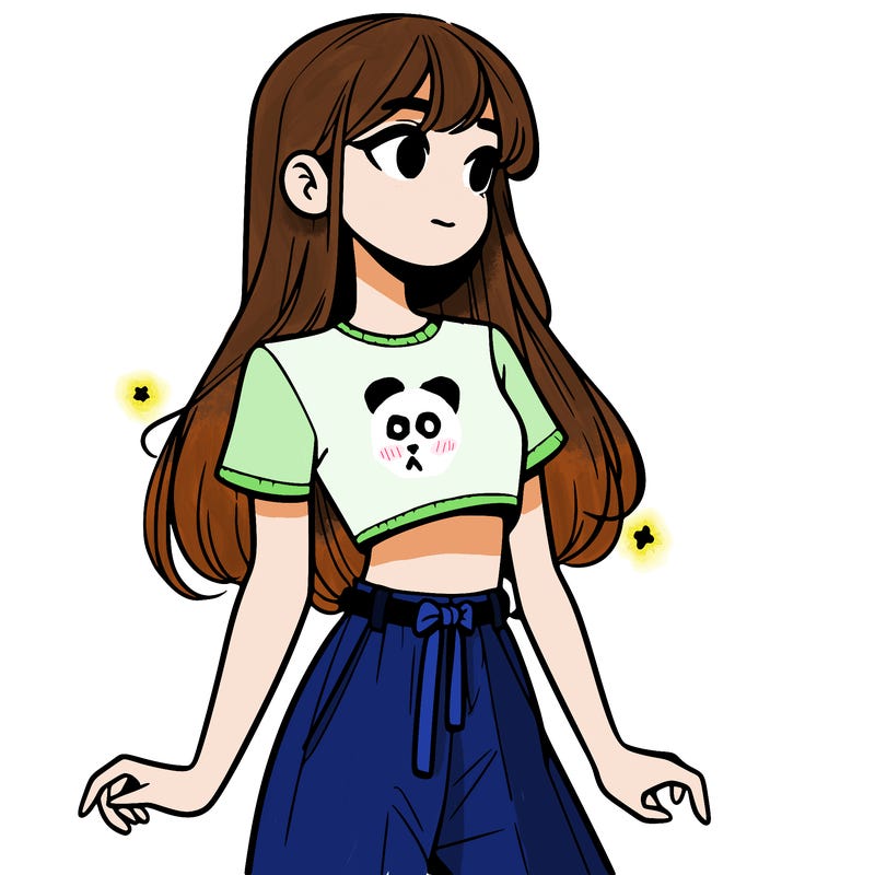 girl in a cute crop top