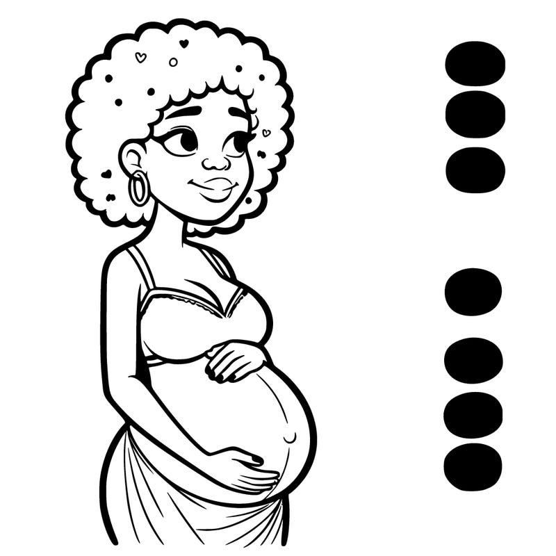 pregnant african american woman