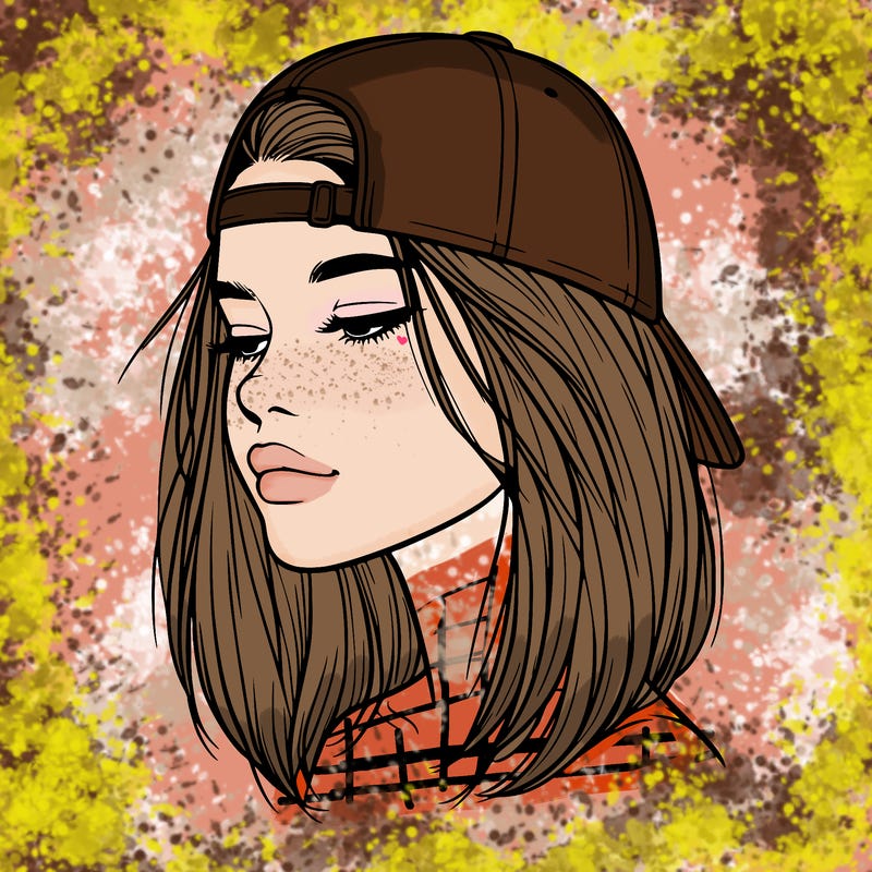realistic  girl with a backwards hat