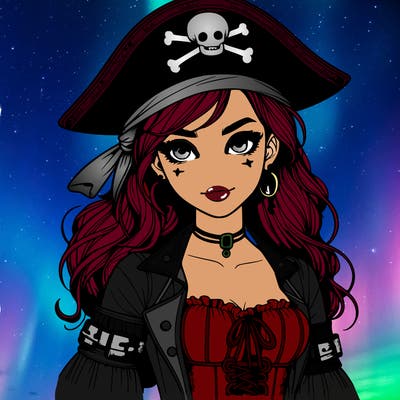realistic pirate girl