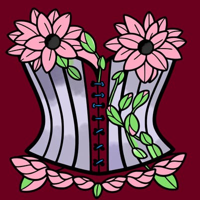 flower corset