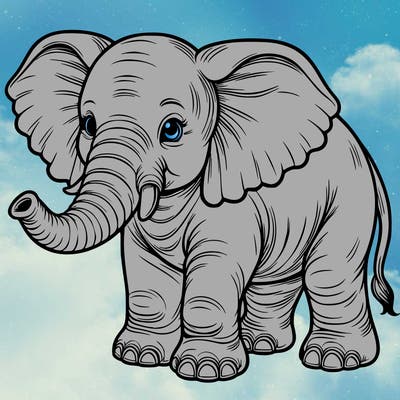 realistic elephant