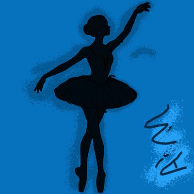 realistic ballerina