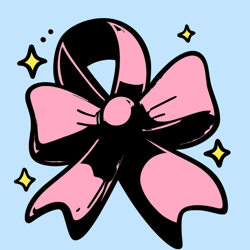 pretty pink ribbon