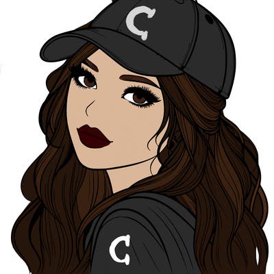 realistic beautiful girl with backward cap