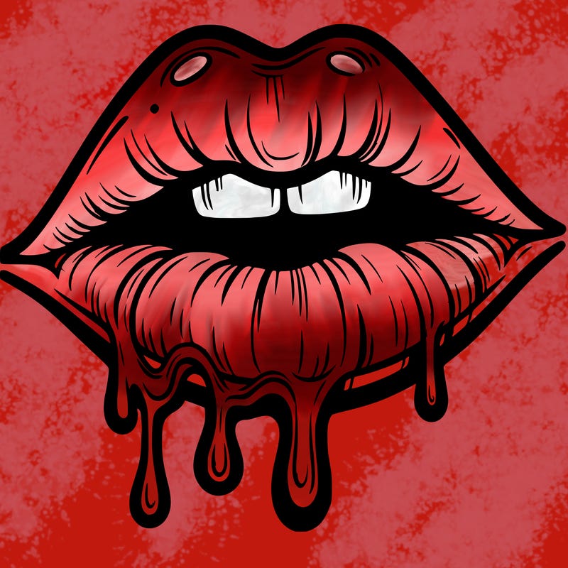 lips that look realistic and drip