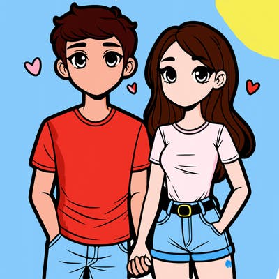 boyfriend and girlfriend