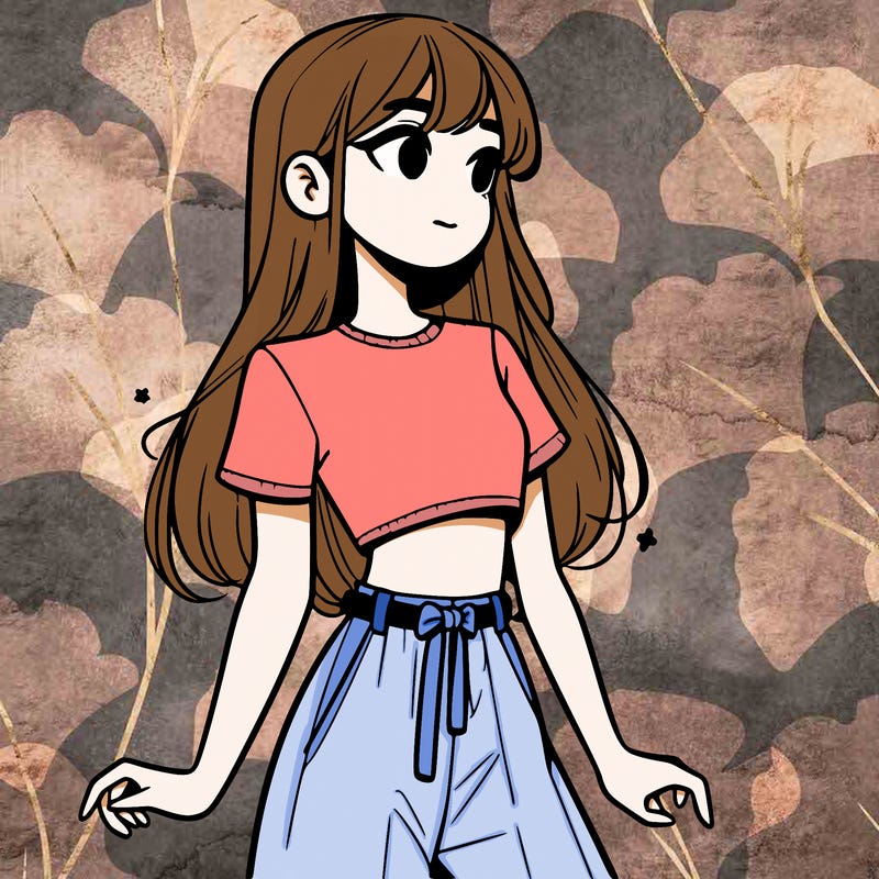 girl in a cute crop top