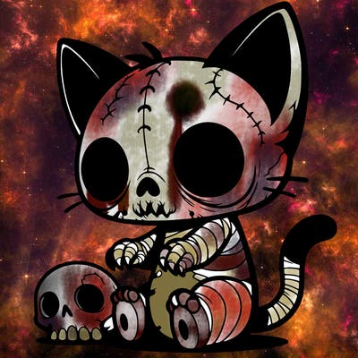 creepy cat