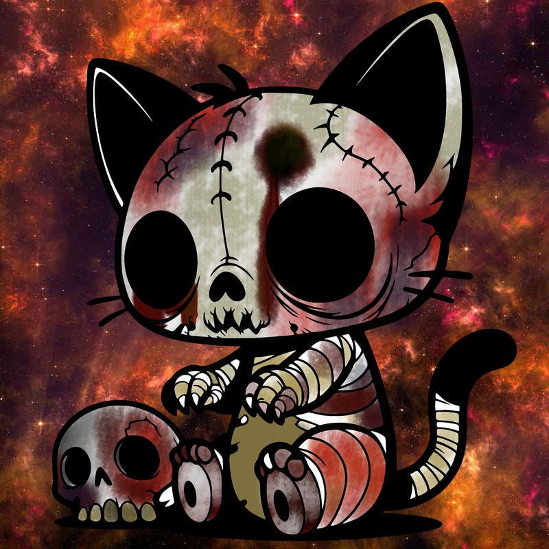 creepy cat