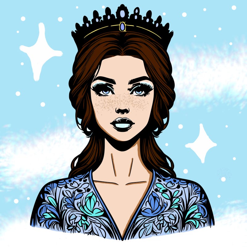 realistic beautiful queen