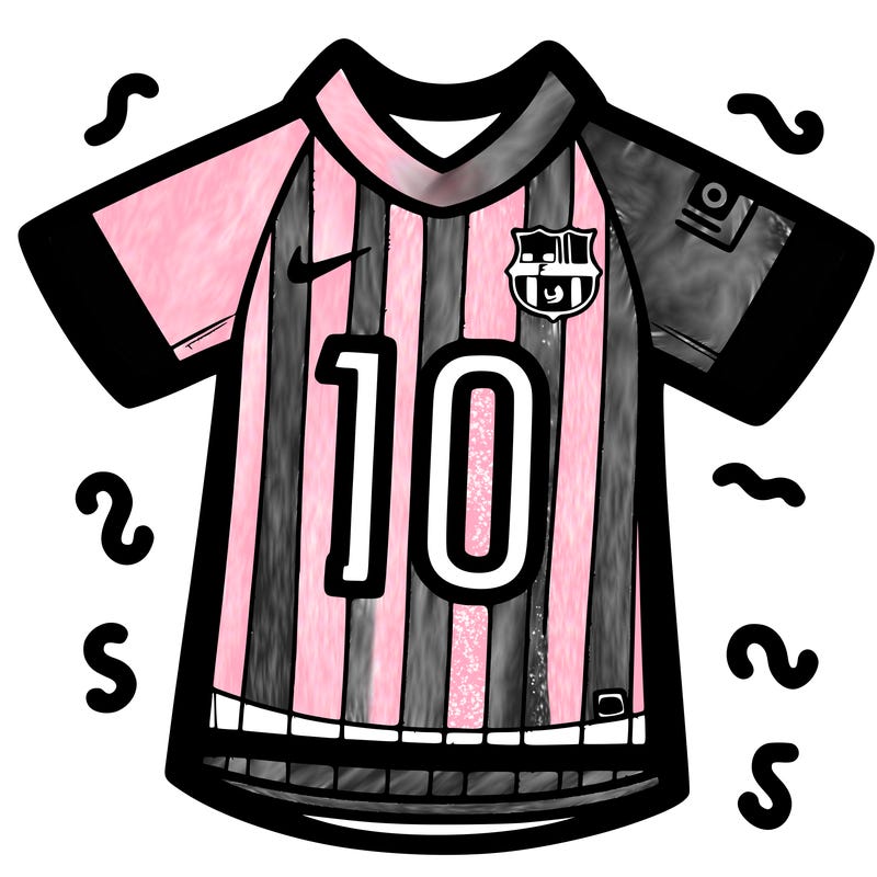 barcelona jersey number 10