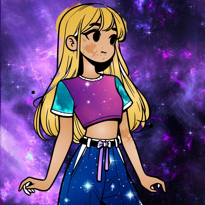 girl in a cute crop top