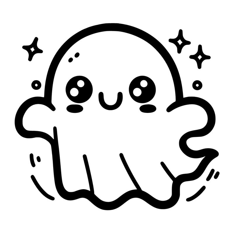 a cute ghost!