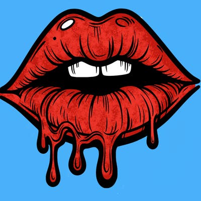 lips that look realistic and drip
