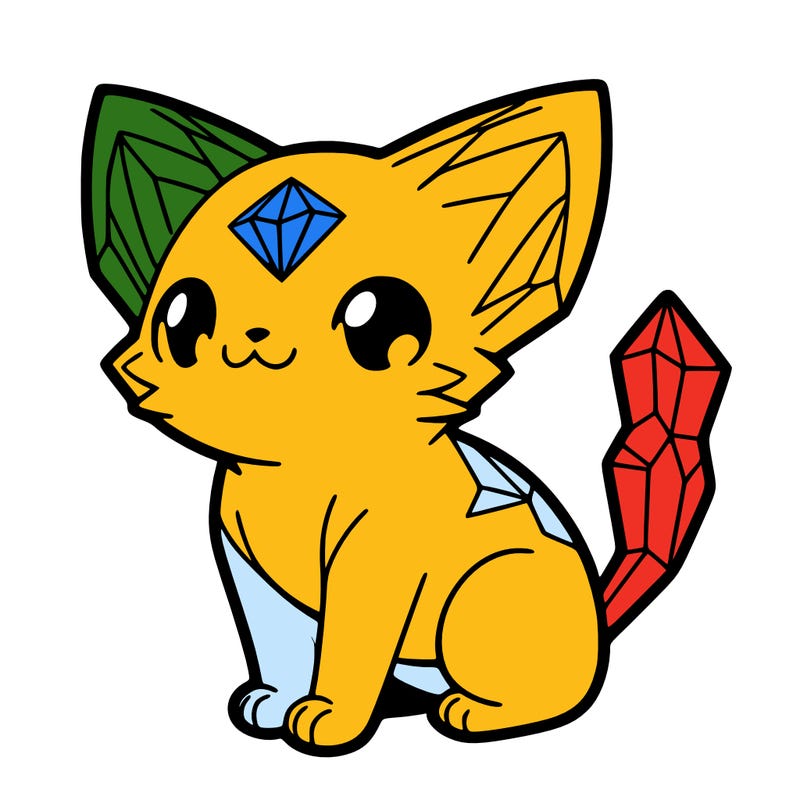 crystal kitten