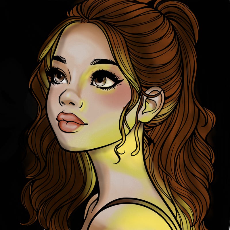 beautiful realistic girl