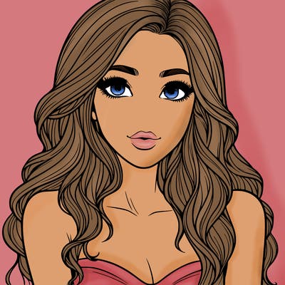 realistic beautiful girl