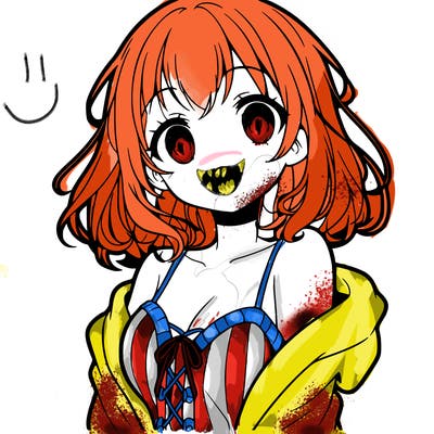one anime girl
