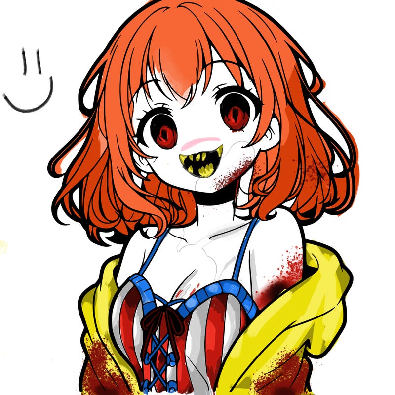 one anime girl