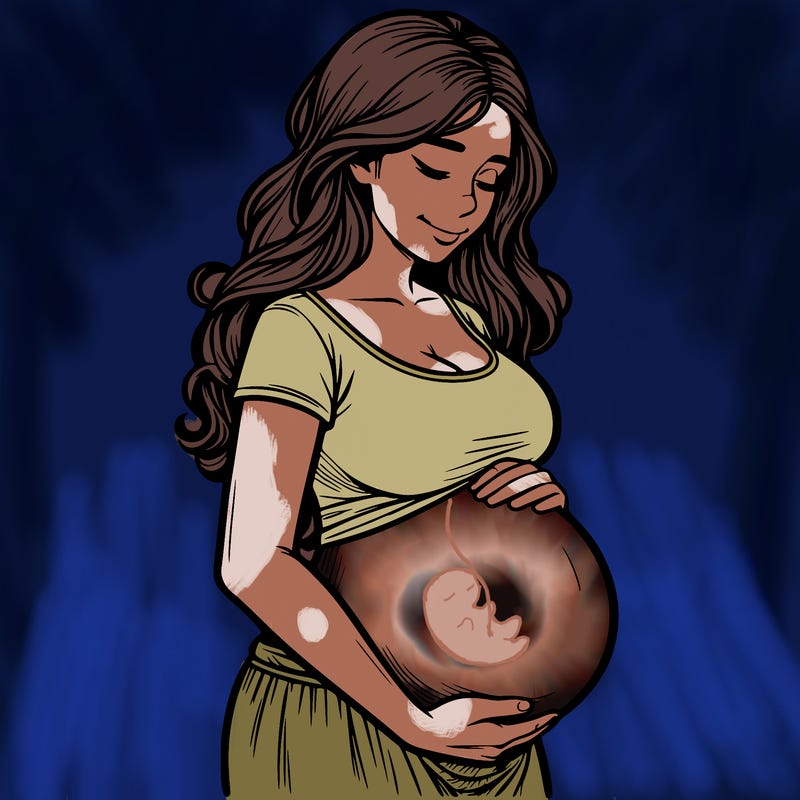 woman heavily pregnant realistic