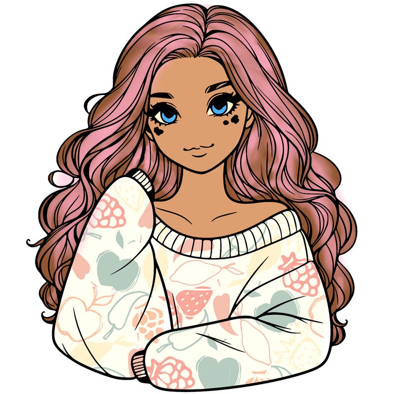 a beautiful girl in a big sweatshirt