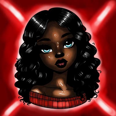 realistic black girl