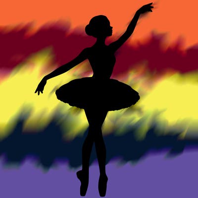 realistic ballerina