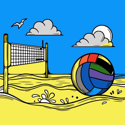 beach volleyball