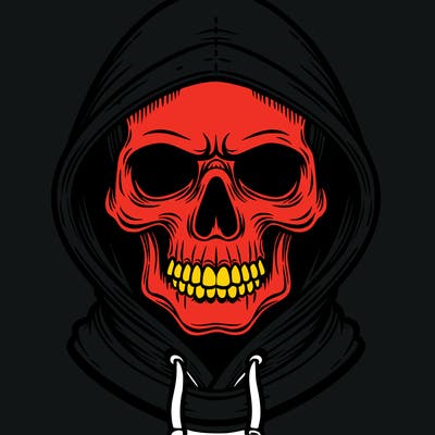 skull hoodie