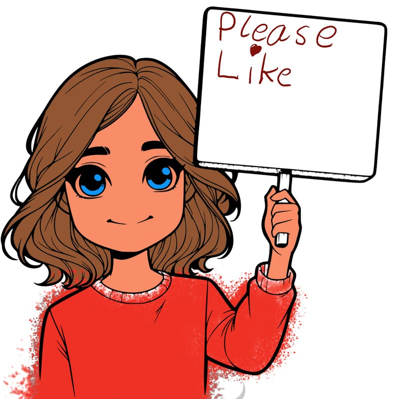 realistic girl holding up a sign
