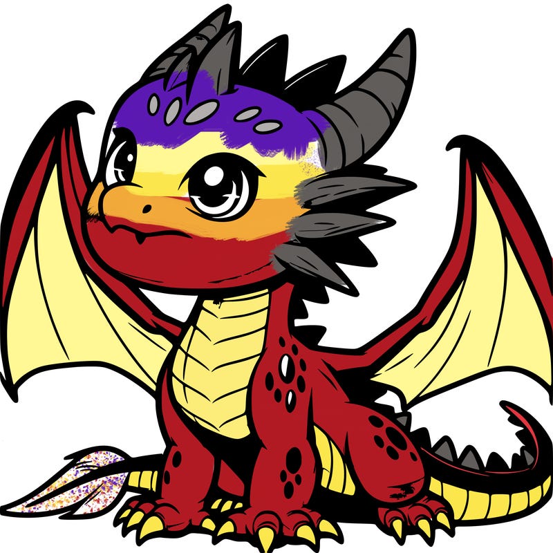 fierce baby night dragon