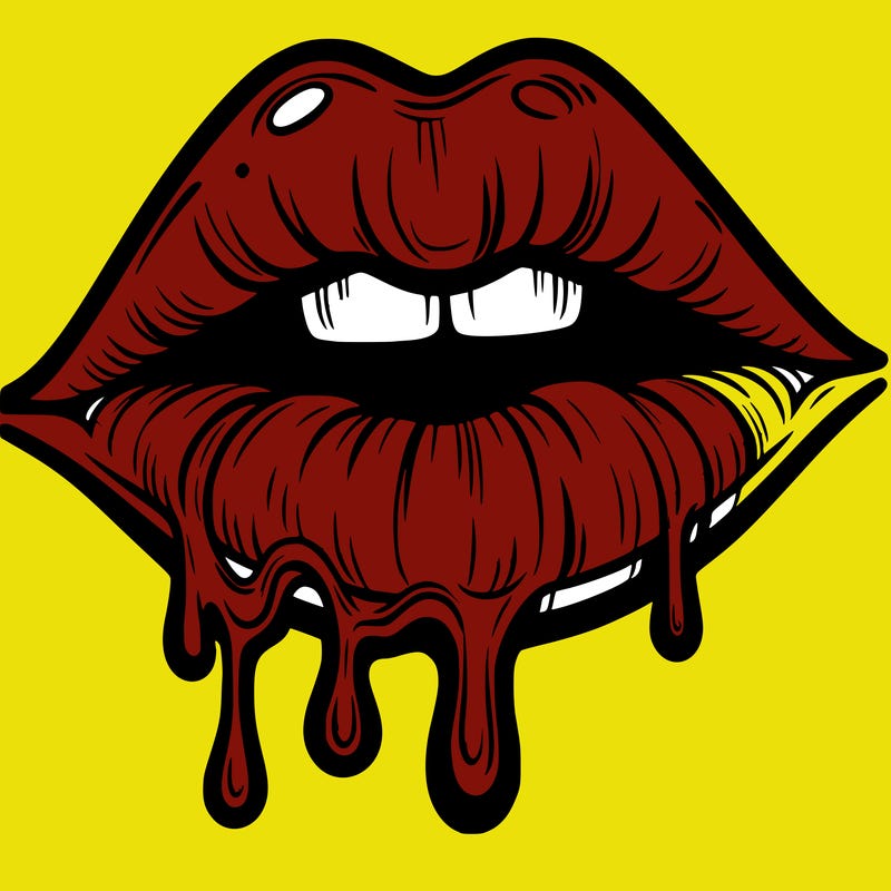 lips that look realistic and drip