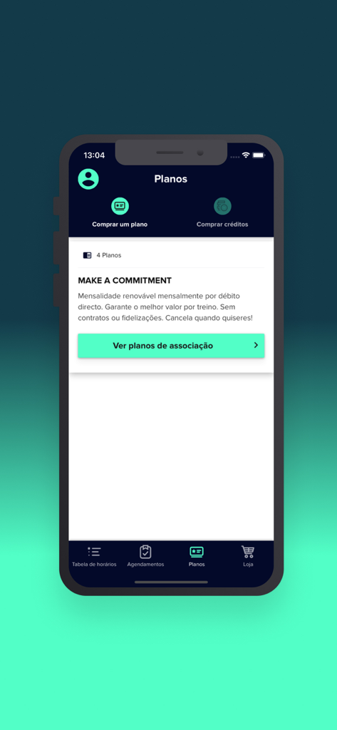 BHOUT Club 앱 스크린샷으로 멤버십 플랜 옵션 및 크레딧 구매 버튼 표시