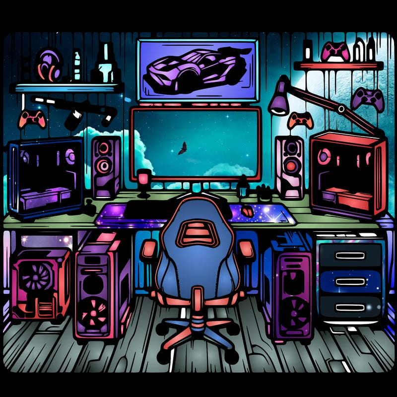 gaming setup extreme