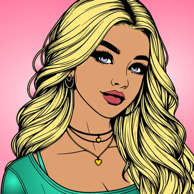 detailed realistic girl