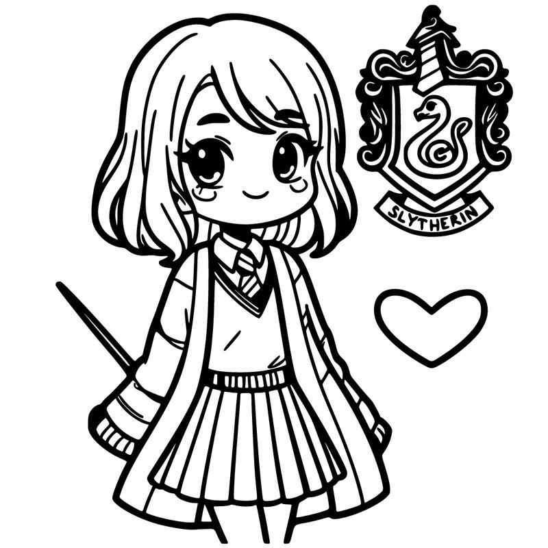 harry potter hogwarts slytherin girl